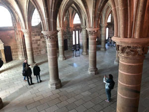 A l'intérieur de l'abbaye du Mont Saint-Michel, le visiteur peut découvrir de multiples cryptes et abbayes. - C. Allain/20 Minutes